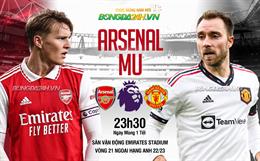 Nhận định Arsenal vs MU (23h30 ngày 22/1): Hắt nước lạnh vào mộng vô địch của “Quỷ đỏ”