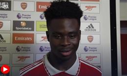 Bukayo Saka: Đây chắc chắn là bàn thắng đẹp nhất của tôi