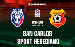 Nhận định San Carlos vs Sport Herediano 9h00 ngày 25/1 (VĐQG Costa Rica 2023)