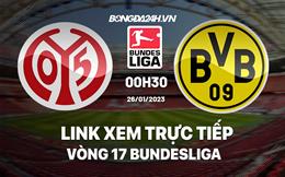 Link xem trực tiếp Mainz vs Dortmund 0h30 ngày 26/1 (Bundesliga 2022/23)