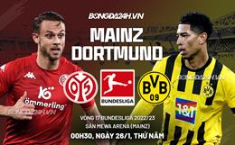 Nhận định Mainz vs Dortmund (00h30 ngày 26/1): Tìm đường vào top 4