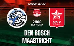 Nhận định Den Bosch vs Maastricht 02h00 ngày 28/1 (Hạng 2 Hà Lan 2022/23)