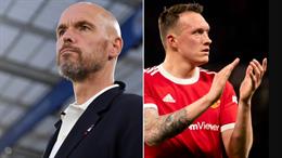 Erik ten Hag tiết lộ bất ngờ về Phil Jones