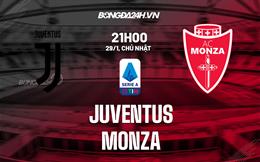 Nhận định Juventus vs Monza (21h00 ngày 29/1): Vùng vẫy trong tuyệt vọng