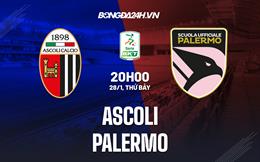 Nhận định bóng đá Ascoli vs Palermo 20h00 ngày 29/1 (Hạng 2 Italia 2022/23)