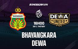 Nhận định - dự đoán Bhayangkara vs Dewa 16h00 ngày 28/1 (VĐQG Indonesia 2022/23)
