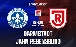 Nhận định - dự đoán Darmstadt vs Regensburg 19h30 ngày 28/1 (Hạng 2 Đức 2022/23)