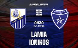 Nhận định bóng đá Lamia vs Ionikos 0h30 ngày 31/1 (VĐQG Hy Lạp 2022/23)