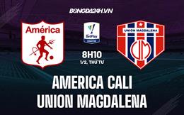 Nhận định America Cali vs Union Magdalena 8h10 ngày 1/2 (VĐQG Colombia 2023)