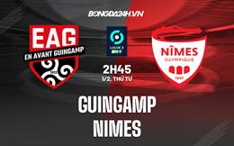 Nhận định - dự đoán Guingamp vs Nimes 2h45 ngày 1/2 (Hạng 2 Pháp 2022/23)