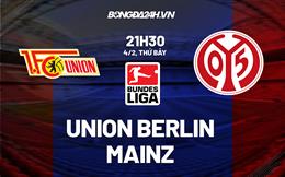 Nhận định -  Union Berlin vs Mainz 21h30 ngày 4/2 (Bundesliga 2022/23)