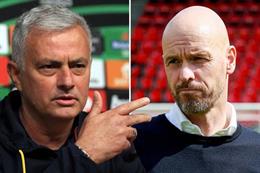 Erik ten Hag cân bằng thành tích với Jose Mourinho