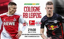 Nhận định -  Cologne vs Leipzig 21h30 ngày 4/2 (Bundesliga 2022/23)