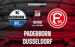 Nhận định bóng đá Paderborn vs Dusseldorf 0h30 ngày 4/2 (Hạng 2 Đức 2022/23)