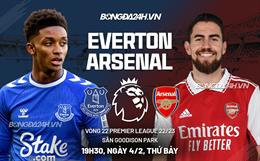 Nhận định Everton vs Arsenal (19h30 ngày 4/2): Thay tướng nhưng khó đổi vận