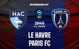 Nhận định Le Havre vs Paris FC 2h45 ngày 4/2 (Hạng 2 Pháp 2022/23)