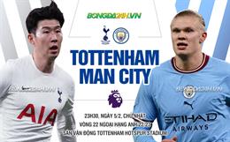 Kane "thắng" Haaland, Tottenham hạ gục Man City