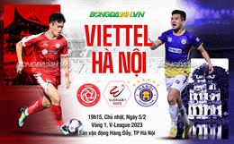 Viettel giật lại 1 điểm từ tay Hà Nội ở derby thủ đô khai màn V-League 2023