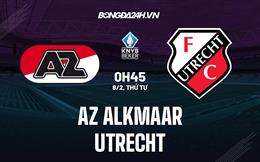 Nhận định AZ Alkmaar vs Utrecht 0h45 ngày 8/2 (Cúp QG Hà Lan 2022/23)