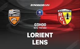 Nhận định -  Lorient vs Lens 3h00 ngày 10/2 (Cúp QG Pháp 2022/23)