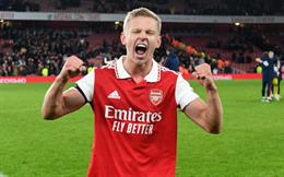 Oleksandr Zinchenko được vinh danh ở Arsenal