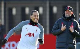 Liverpool nhận tin cực vui từ Virgil van Dijk