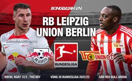 Nhận định Leipzig vs Union Berlin 0h30 ngày 12/2 (Bundesliga 2022/23)