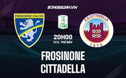 Nhận định bóng đá Frosinone vs Cittadella 20h00 ngày 11/2 (Hạng 2 Italia 2022/23)