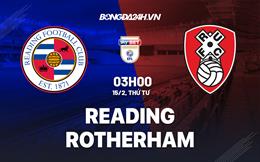 Nhận định -  Reading vs Rotherham 3h00 ngày 15/2 (Hạng Nhất Anh 2022/23)