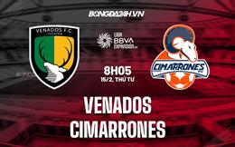 Nhận định - dự đoán Venados vs Cimarrones 8h05 ngày 15/2 (Hạng 2 Mexico 2023)