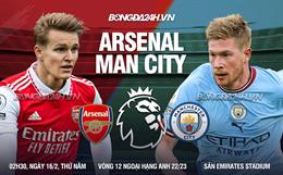 Nhận định Arsenal vs Man City (02h30 ngày 16/2): Bước ngoặt trong cuộc đua vô địch?
