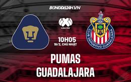 Nhận định bóng đá Pumas vs Guadalajara 10h05 ngày 19/2 (VĐQG Mexico 2023)