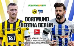 Nhận định bóng đá Dortmund vs Hertha Berlin 23h30 ngày 19/2 (Bundesliga 2022/23)