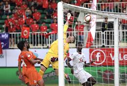 Patrik Lê Giang lần đầu bắt chính tại V-League cho CLB Công an Hà Nội