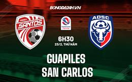 Nhận định bóng đá Guapiles vs San Carlos 6h30 ngày 23/2 (VĐQG Costa Rica 2023)