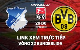 Link xem trực tiếp Hoffenheim vs Dortmund 21h30 ngày 25/2 (Bundesliga 2022/23)