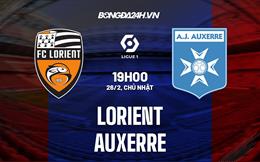 Nhận định - dự đoán Lorient vs Auxerre 19h00 ngày 26/2 (VĐQG Pháp)