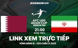 Trực tiếp bóng đá U20 Qatar vs U20 Iran 21h00 ngày 1/3 (U20 châu Á 2023)