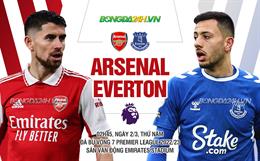 Rửa hận thành công Everton, Arsenal nới rộng khoảng cách với Man City lên thành 5 điểm