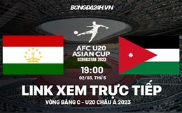 Trực tiếp bóng đá U20 Tajikstan vs U20 Jodan hôm nay 2/3 (U20 châu Á 2023)