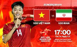 Nhận định U20 Việt Nam vs U20 Iran (17h00 ngày 7/3): Quyết đấu vì tấm vé đi tiếp