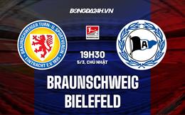 Nhận định - dự đoán Braunschweig vs Bielefeld 19h30 ngày 5/3 (Hạng 2 Đức 2022/23)