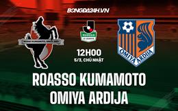 Nhận định Kumamoto vs Omiya Ardija 12h00 ngày 5/3 (Hạng 2 Nhật Bản 2023)