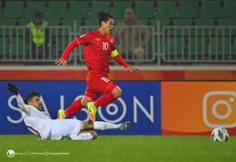 Khuất Văn Khang được vinh danh ở trận gặp U20 Qatar