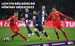 Lịch thi đấu bóng đá hôm nay 8/3/2023: Tottenham vs AC Milan; Bayern vs PSG