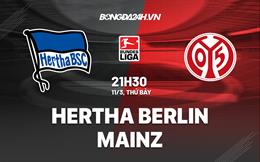 Nhận định -  Hertha Berlin vs Mainz 21h30 ngày 11/3 (Bundesliga 2022/23)