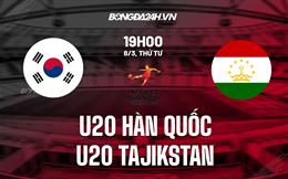 Nhận định U20 Hàn Quốc vs U20 Tajikistan 19h00 ngày 8/3 (VCK U20 châu Á 2023)