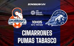Nhận định bóng đá Cimarrones vs Tabasco 10h05 ngày 10/3 (Hạng 2 Mexico 2023)