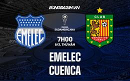 Nhận định - dự đoán Emelec vs Cuenca 7h00 ngày 10/3 (Copa Sudamericana 2023)