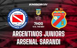 Nhận định Argentinos Juniors vs Arsenal Sarandi 7h00 ngày 11/3 (VĐQG Argentina 2023)